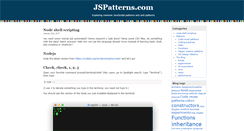 Desktop Screenshot of jspatterns.com