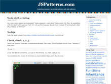 Tablet Screenshot of jspatterns.com